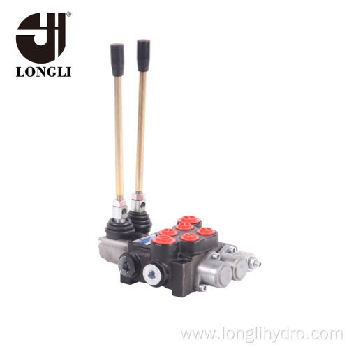 2P40 Longli 2 Spool Hydraulic Directional Control Valve
